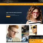 Knight Goggles and Sunglasses Store OpenCart Template