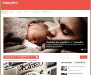 MyThemeShop Saturation WordPress Theme