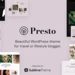 Presto - Modern Blog Elementor Template Kit