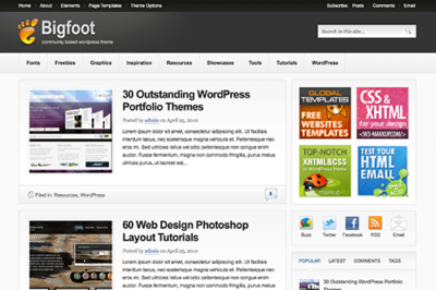 Theme Junkie Bigfoot WordPress Theme