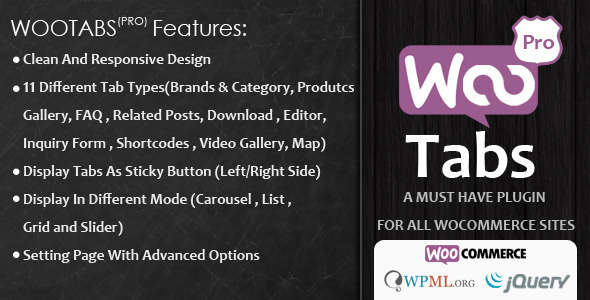WooTabs---Add-Extra-Tabs-To-WooCommerce-Product-Page.jpg WooTabs - Add Extra Tabs To WooCommerce Product Page v2.1.8 - Image 1
