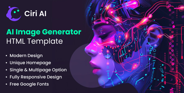 ai-image-generator-html-template-ciri-ai.jpg AI Image Generator HTML Template - Ciri AI - Image 1
