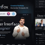 Artfox - Creative Portfolio Elementor Pro Template Kit v1.0