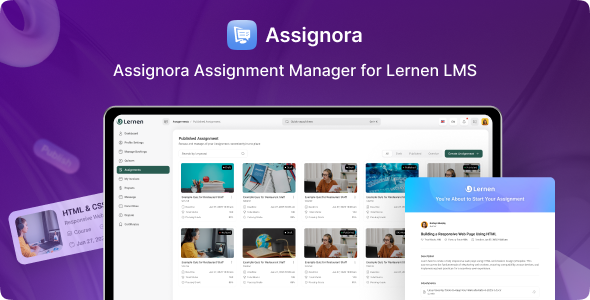assignora---assignment-manager-addon-for-lernen-lms.png Assignora - Assignment Manager Addon for Lernen LMS - Image 1