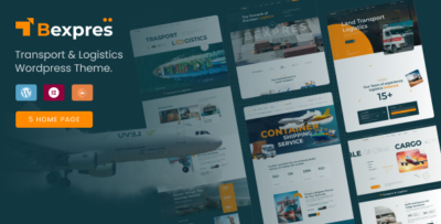 bexpres transport logistics wordpress theme