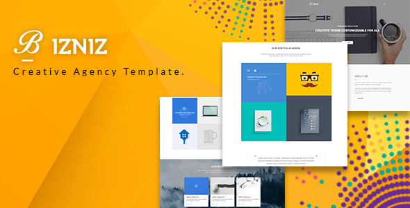 bizniz---corporate-business-html-template.jpg Bizniz - Corporate Business HTML Template v2.0.1 - Image 1
