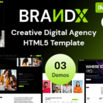 Brandx - Creative Digital Agency HTML5 Template
