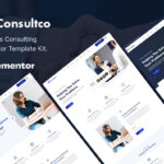 Consultco - Consulting Business Elementor Template Kit v1.0