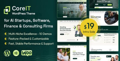 core it multipurpose business consulting wordpress theme