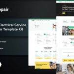 Erepair - Electrical Service Elementor Template Kit v1.0