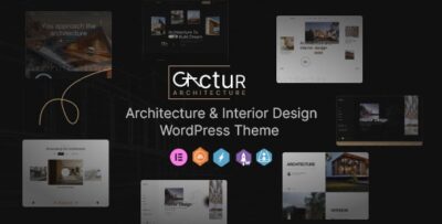 gactur architecture interior design wordpress theme