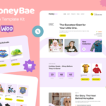 HoneyBae - Baby Shop Ecommerce Elementor Pro Template Kit v1.0