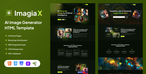 imagiax-ai-image-generator-html-template.jpg Imagiax - AI Image Generator HTML Template - Image 1