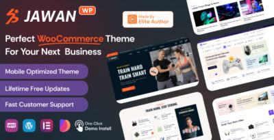 jawan gym sports store woocommerce theme