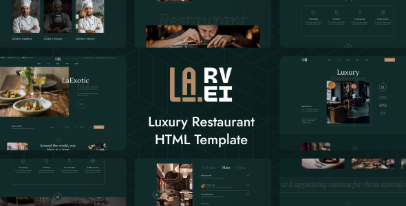 la.revi-luxury-restaurant-html-template.png La.Revi - Luxury Restaurant HTML Template - Image 1