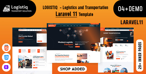 logistiq-logistics-and-transportation-laravel-template.jpg Logistiq - Logistics and Transportation Laravel Template - Image 1