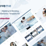 Loveme - Wedding &Wedding Planner Elementor Template Kit v1.0