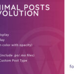 Minimal Posts Revolution For Elementor WordPress Plugin