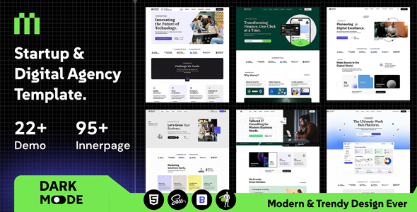 mortar-startup-digital-agency-html-template.png Mortar - Startup & Digital Agency HTML Template - Image 1