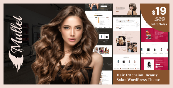 mullet-hair-extension-beauty-salon-wordpress-theme.jpg Mullet - Hair Extension & Beauty Salon WordPress Theme - Image 1