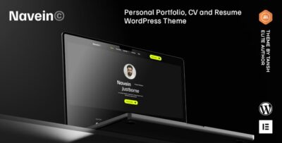 navein personal portfolio wordpress theme