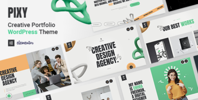 pixy creative portfolio wordpress theme