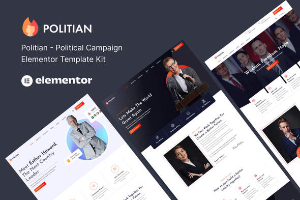 politian---political-campaign-elections-elementor-template-kit.jpg Politian - Political Campaign &Elections Elementor Template Kit v1.0 - Image 1