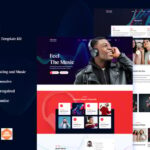 Qcast - Podcast &Music Elementor Template Kit v1.0.1