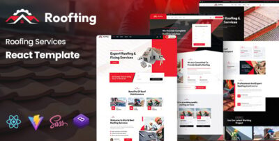 roofting roofing services react template