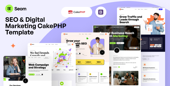 seom-seo-digital-marketing-cakephp-template.jpg Seom - SEO & digital marketing CakePHP Template - Image 1