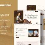SkyGuard - Roofing Services Elementor Template Kit v1.0