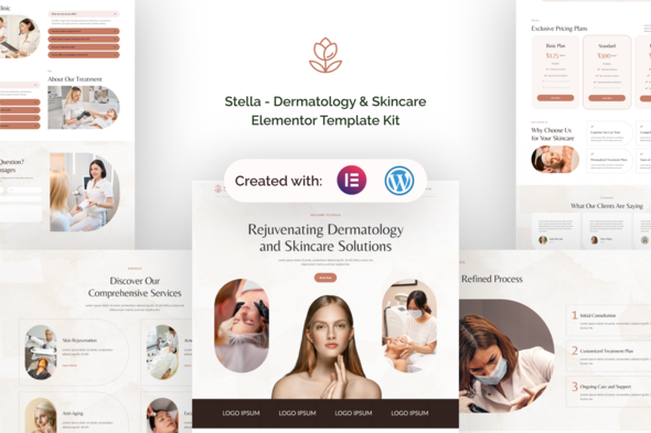 stella-dermatology-skincare-elementor-template-kit.png Stella - Dermatology &Skincare Elementor Template Kit - Image 1