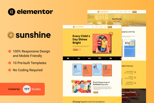 sunshine-cheerful-daycare-elementor-template-kit.png Sunshine - Cheerful Daycare Elementor Template Kit - Image 1