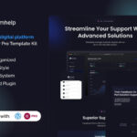 Teamhelp - Help Desk SaaS Elementor Pro Template Kit v1.0