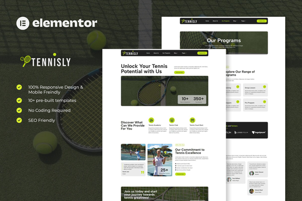 tennisly-tennis-school-sports-club-elementor-template-kit.jpg Tennisly - Tennis School &Sports Club Elementor Template Kit v1.0 - Image 1