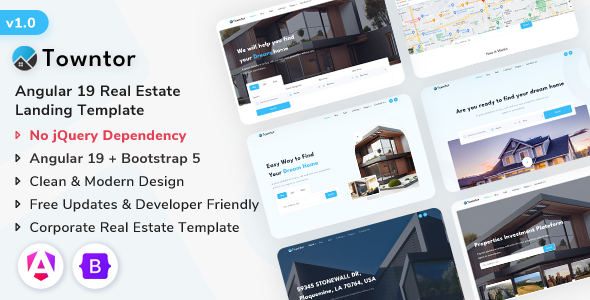 towntor-angular-19-real-estate-template.png Towntor - Angular 19 Real Estate Template - Image 1