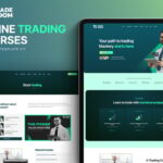 Traderoom - Online trading courses Elementor Template Kit v1.0