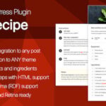 Ultimate Post Recipe - Responsive WordPress Posts Cooking Recipes plugin v1.0