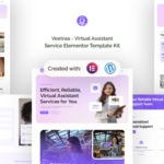 Veetraa - Virtual Assistant Service Elementor Template Kit v1.0
