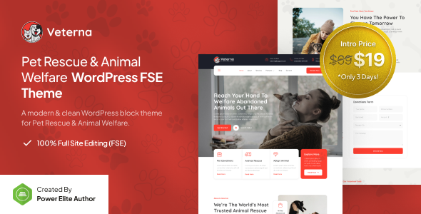 veterna---pet-rescue-animal-welfare-fse-wordpress-theme.png Veterna - Pet Rescue & Animal Welfare FSE WordPress Theme - Image 1