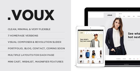 voux-fashion-shopping-theme.jpg Voux Fashion Shopping Theme v2.7 - Image 1