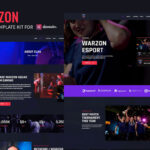 Warzon - Esports Gaming Elementor Template Kit