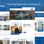 Washup- Cleaning Services Elementor Template Kit v1.0