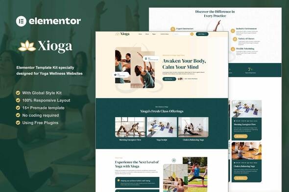 xioga-yoga-wellness-elementor-template-kit.jpg Xioga - Yoga Wellness Elementor Template Kit v1.0 - Image 1