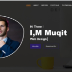 Al-Muqit - Cv/Resume Portfolio Theme Landing Page Template