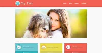 Animeus - Creative Animal Photography & Portfolio One Page WordPress Theme