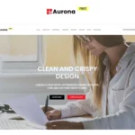 Aurona - Free Business Clean HTML Landing Page Template
