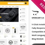 Autorry - Auto Parts Store OpenCart Template