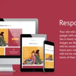 Baby Store Responsive Landing Page Template