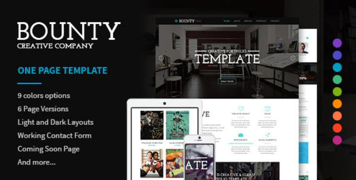 Bounty - Modern Responsive HTML Template Bounty - Modern Responsive HTML Template